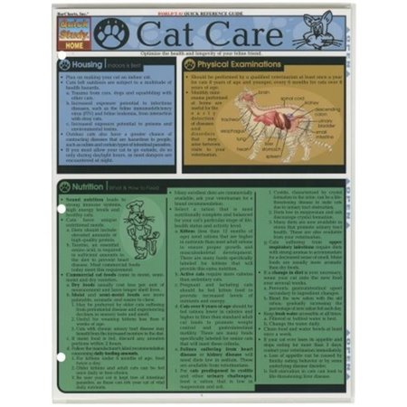 QUICKSTUDY Quickstudy QS-27439 Quick Study Reference Guide-Cat Care QS-27439